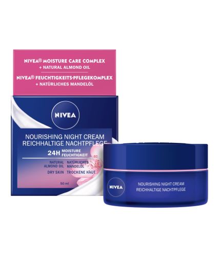 Nivea 24h Moisture vivn non krm pro suchou a citlivou ple 50 ml